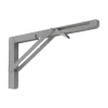 Reggimensola ribaltabile grigio nichel 300 x 150 x 20 mm