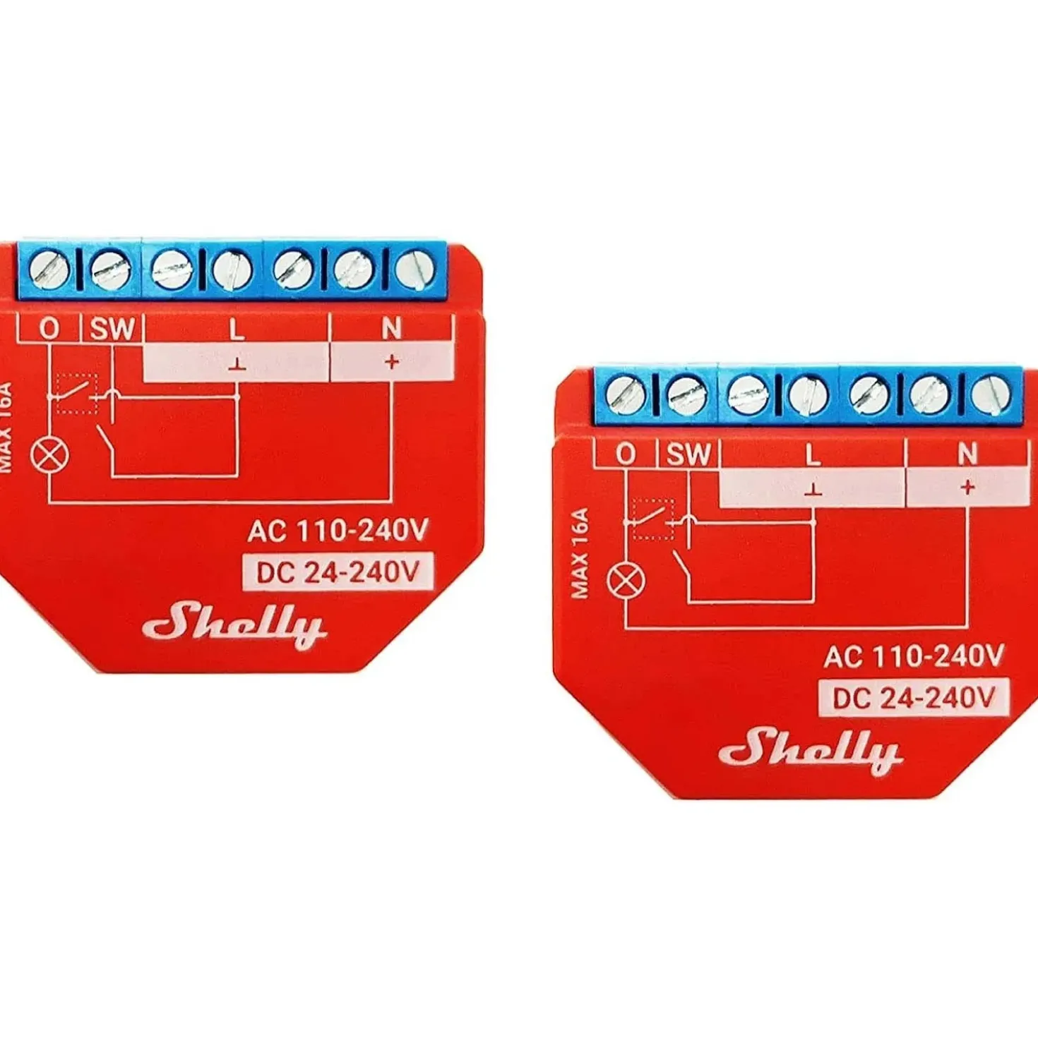 Relè Smart Home Wifi e bluetooth Shelly 1PM PLUS duo pack controllo consumi