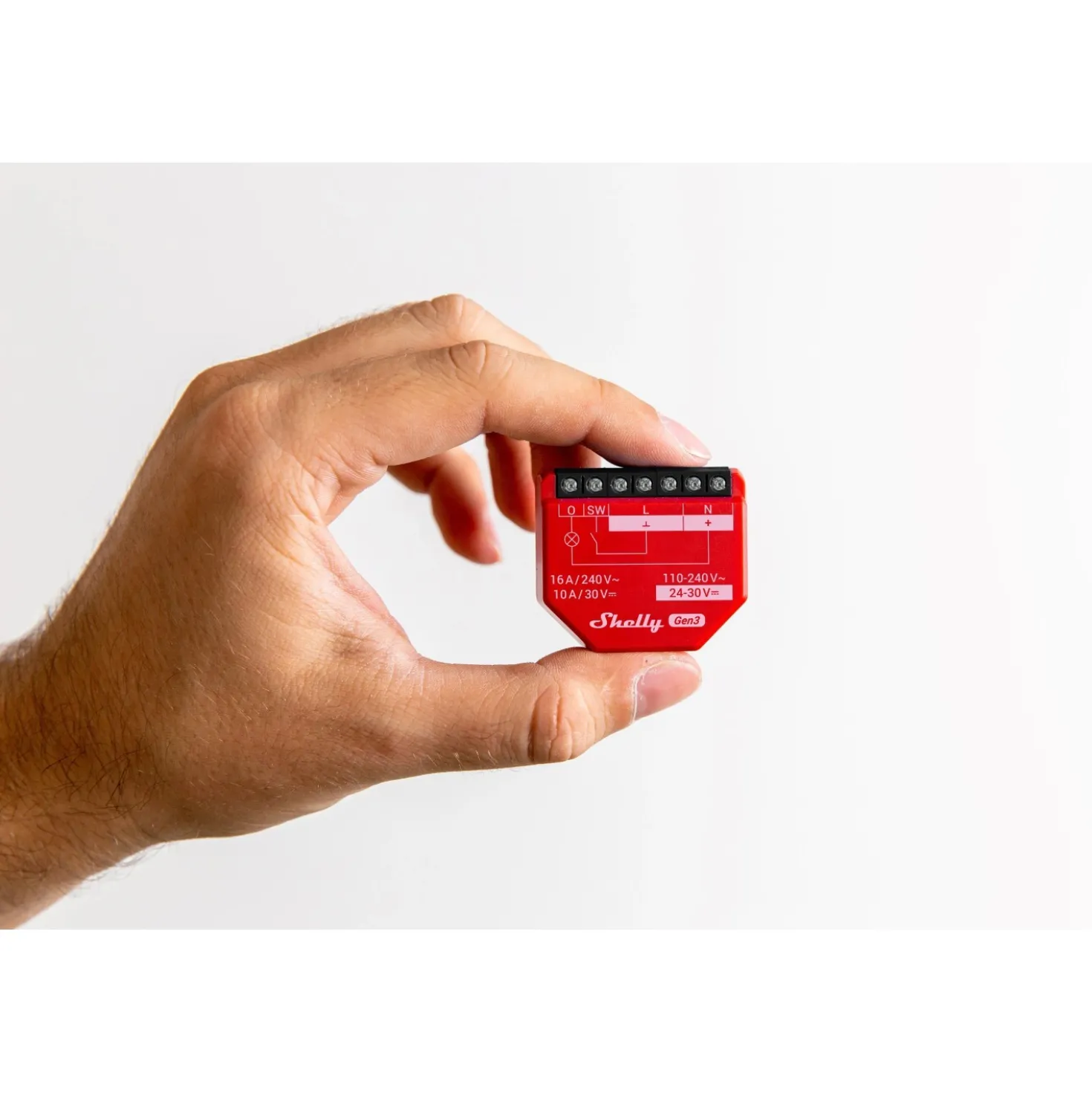 Relè Smart Home Wifi e bluetooth Shelly 1PM PLUS controllo consumi