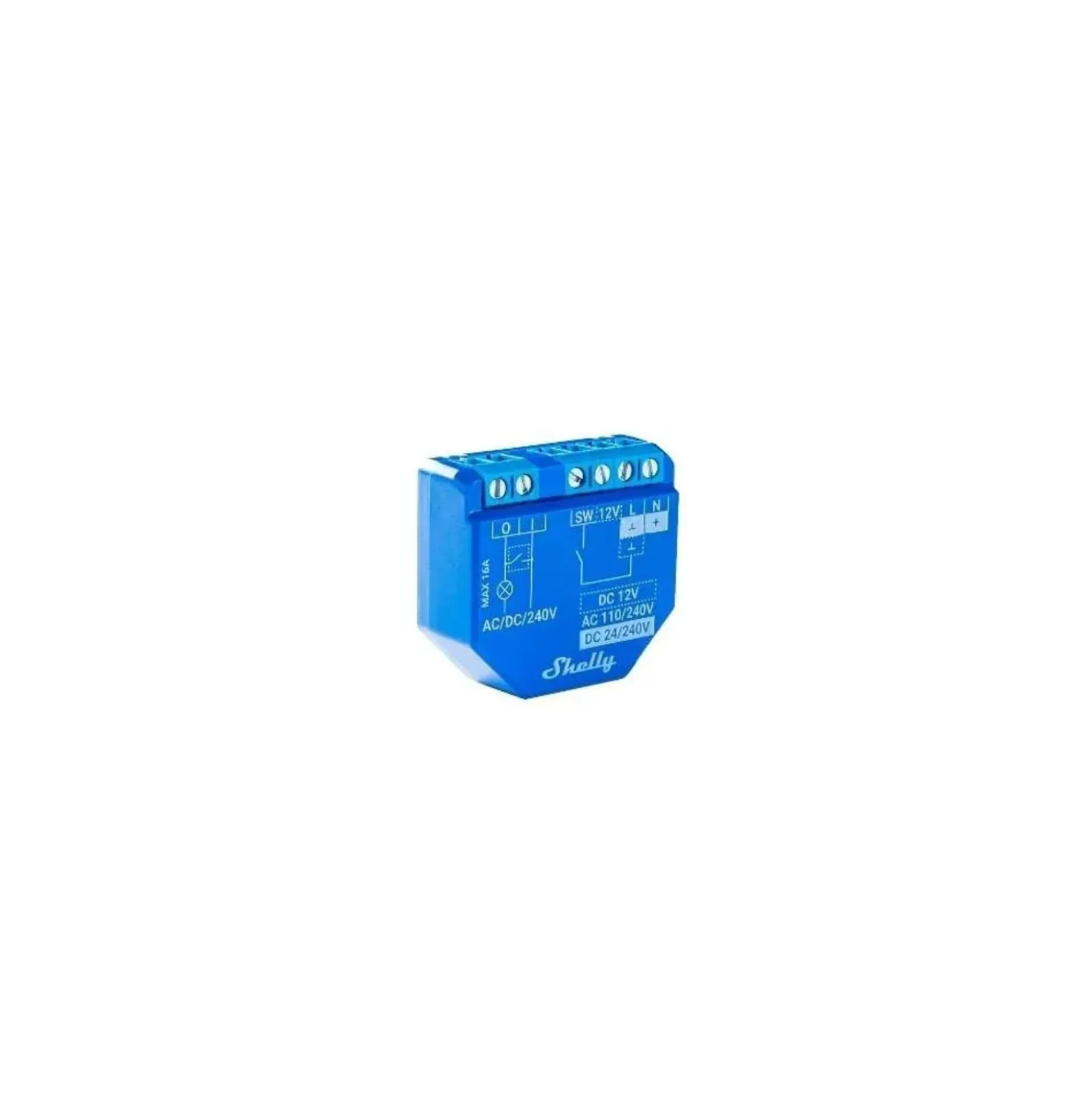Relè Smart Home Wifi e bluetooth Shelly 1 PLUS duo pack per luci ed interruttori