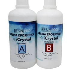 Resina epossidica trasparente bi-componente 800 gr