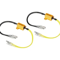 Resistenze pre-cablate con connettori rapidi 2 pz - 12V -6 OHM-25 W