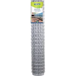Rete da recinzione in plastica Millenium 1x10 m argento