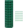 Rete elettrosaldata zincata plastificata 25x1,2 m verde