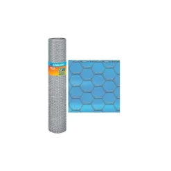 Rete in metallo triplice torsione zincata 10x0,5 m