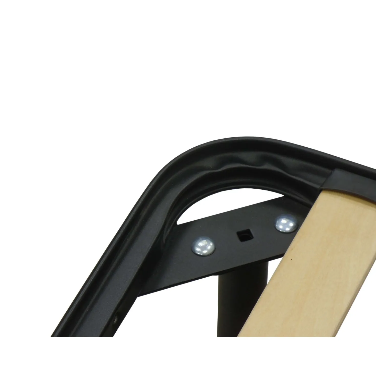 Rete letto singolo Reti Gritti a 13 doghe 80x190 cm nero
