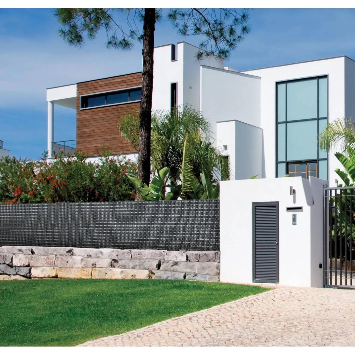 Rete ombreggiante Texstyle Vip H 1 x L 5 m antracite