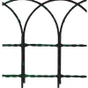 Rete ornamentale in plastica zincata 10x0,4 m verde