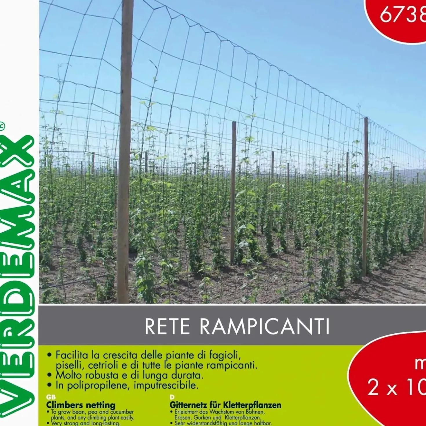 Rete Rampy per rampicanti 2X10