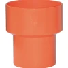 Riduzione conica concentrica in PVC arancione Ø 80 - 63 mm