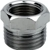 Riduzione esagonale in ottone cromato 3/8`` F x 1/2`` M