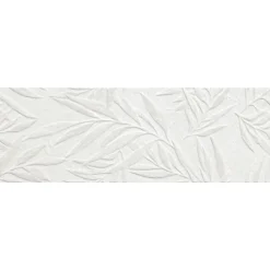Rivestimento in bicottura Leaf decoro grigio 25x75 cm 1,5 m²