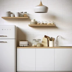 Rivestimento in bicottura Lithos bianco 20x50 cm 1,6 m²