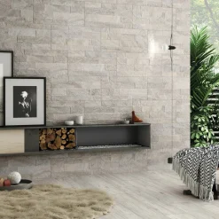 Rivestimento in gres porcellanato Ardesia grigio 31x62 cm 1,54 m²
