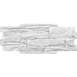Rivestimento in grès porcellanato Volcan bianco 16x40 cm 0,9 m²