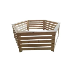Rivestimento in legno esagonale abete massiccio Ø180-185