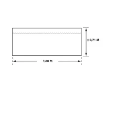 Rivestimento in legno esagonale abete massiccio Ø180-185