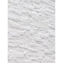 Rivestimento in polistirene espanso Dibistone bianco 60x20 cm 0,60 m²