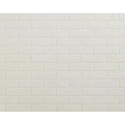 Rivestimento in sabbia di quarzo bianco 5x21 cm 1 m²