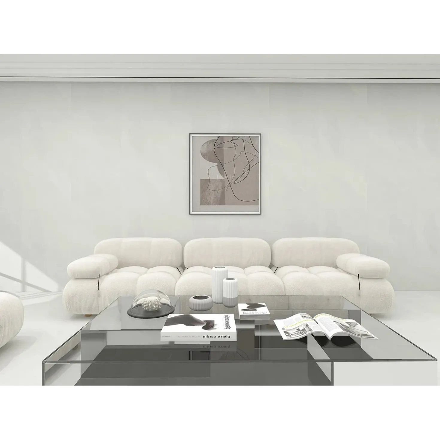 Rivestimento murale SPC Bern marmo bianco sp 3 mm 91,4x45,7 cm