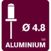 Rivetti Rapid Alte Prestazioni Ø4.8 x 20 mm Conf. da 50 pz e Punta Trapano incl