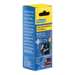 Rivetti Rapid Alte Prestazioni Ø4.8 x 14 mm Conf. da 50 pz e Punta Trapano incl