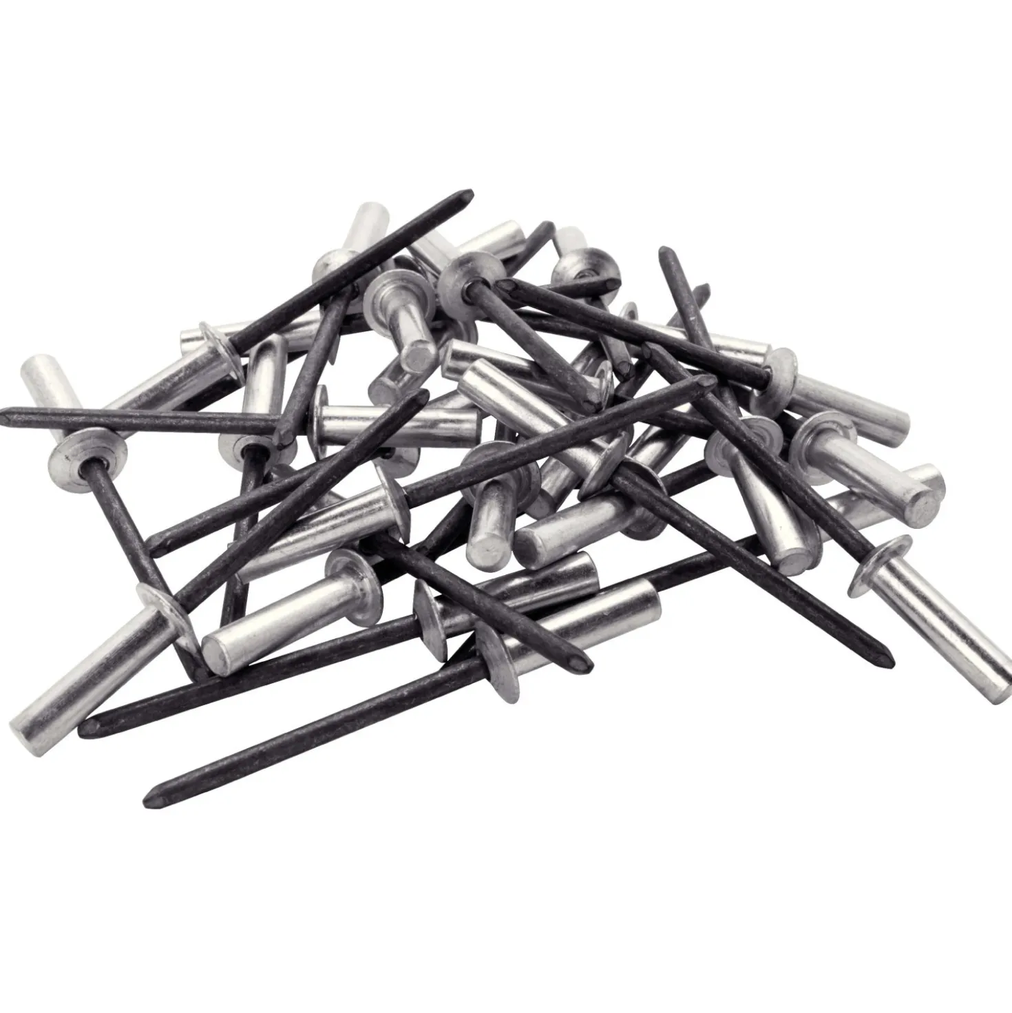 Rivetti Rapid Impermeabili Ø4.0 x 16 mm Conf. da 50 Pezzi e Punta Trapano incl