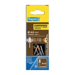 Rivetti Rapid Ramati Ø4,0 x 10 mm Confezione da 50 Pezzi
