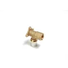 RM139 Racc. gomito filettato femmina con staffa pressare 1/2"-20x2mm