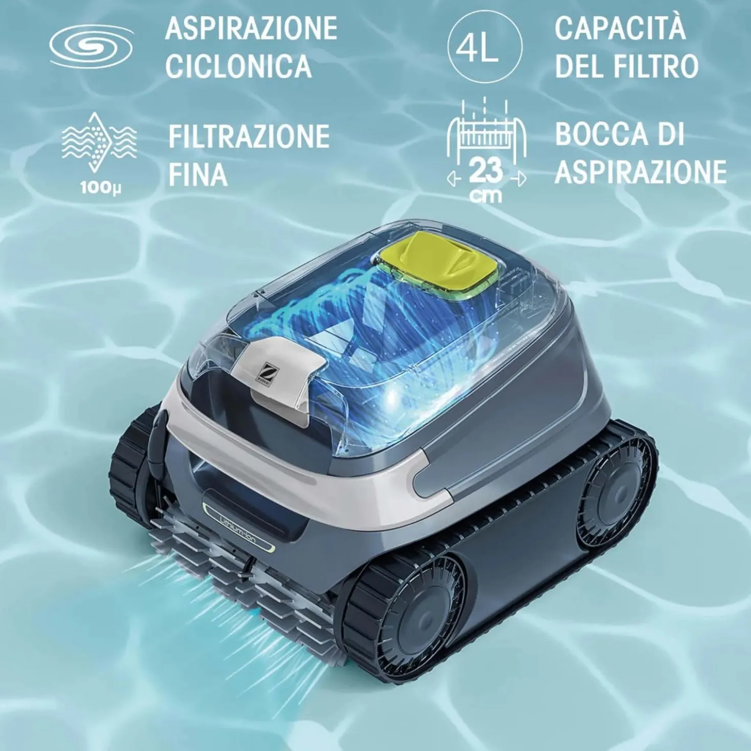 Robot a batteria per piscine cnx- li 5220 iq Zodiac