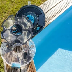 Robot a batteria per piscina Gre Wet Runner Plus filtro 4 l 27 W