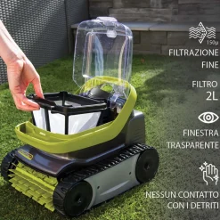 Robot a batteria per piscine Zodiac Pixel OP 3220 per fondo e pareti