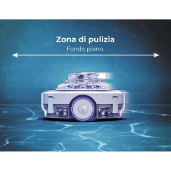 Robot elettrico a batteria per piscine Wet Runner Gre 26,6 W