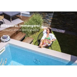 Robot elettrico a batteria per piscine Wet Runner Gre 26,6 W