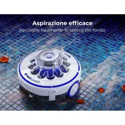 Robot elettrico a batteria per piscine Wet Runner Gre 26,6 W