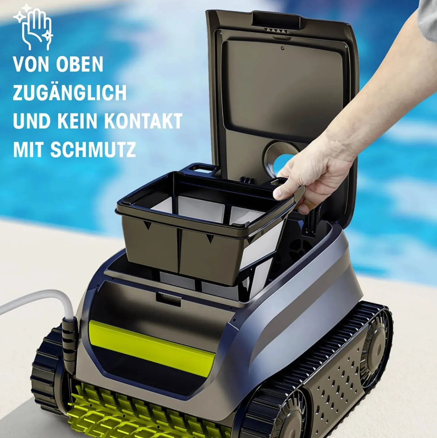Robot per piscine Zodiac Sweepy SWY 3520 aspirazione ciclonica