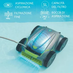 Robot pulitore per piscina Zodiac Vortex GV 5220 150 W