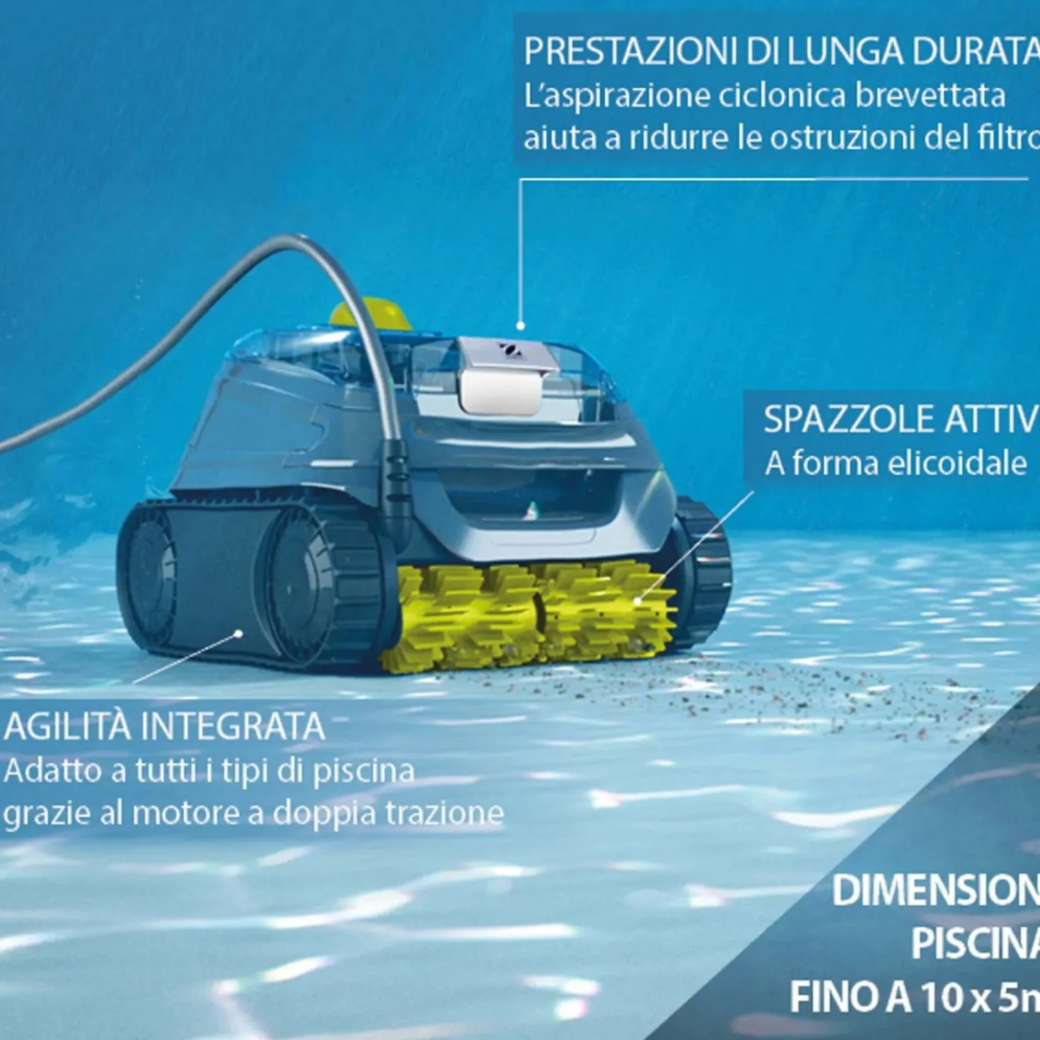 Robot pulitore per piscina Zodiac CNX 2020 150 W