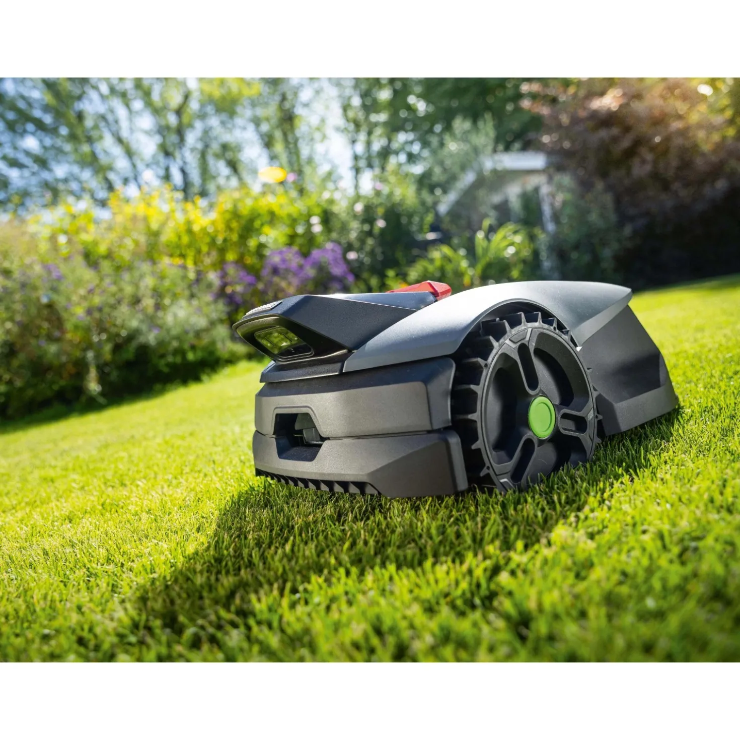Robot tagliaerba a batteria LUX-TOOLS Oryx 300 m² senza filo perimetrale