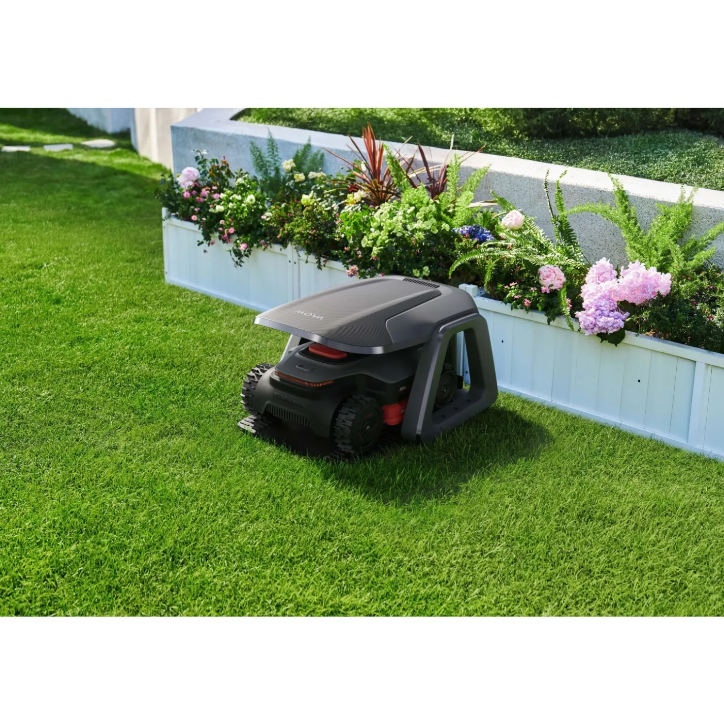Robot tagliaerba a batteria MOVA LiDAX Ultra AWD 1000 mq senza filo perimetrale