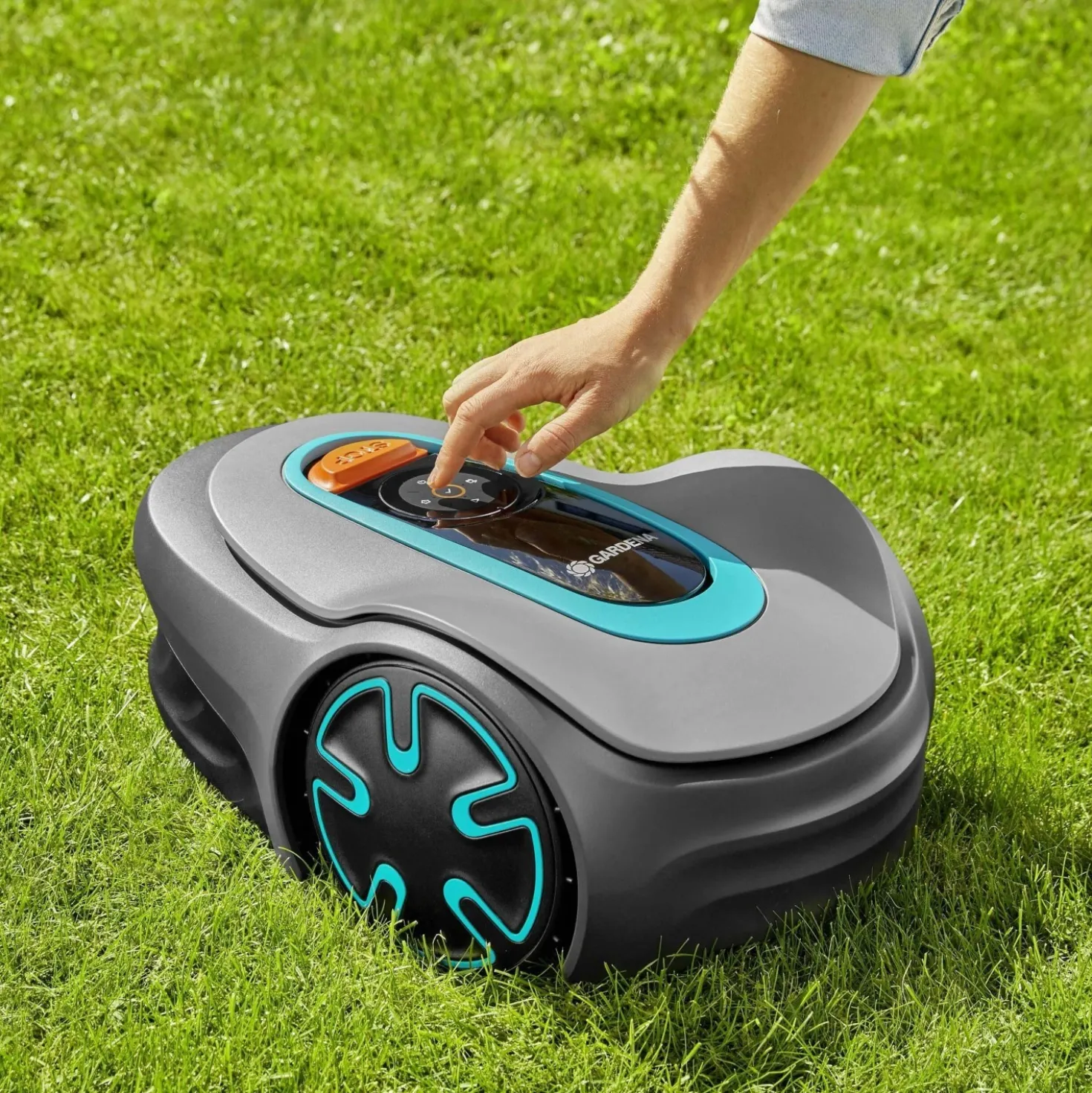 Robot tagliaerba a batteria Gardena Sileno Minimo Bluetooth 500 m²
