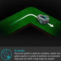 Robot tagliaerba a batteria Gardena Sileno Minimo Bluetooth 500 m²