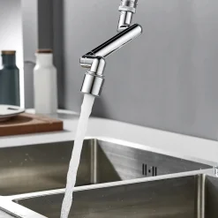 Rompigetto telescopico Twist con risparmio acqua cromo
