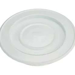 Rosone laccato con coperchio Ø 12 cm bianco