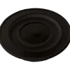 Rosone laccato con coperchio Ø 13 cm nero