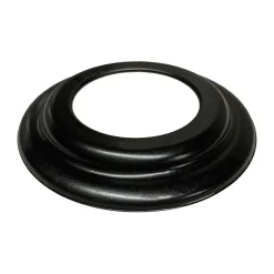 Rosone per canale da fumo serie Pellet Ø 80 mm nero