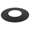 Rosone serie Arredo-Legna Ø 150 mm nero