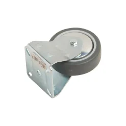Rotella frenante con piastra e cuscinetto radente Ø 75 mm 60 kg