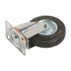 Rotella sterzante per trasporto ruota in gomma Ø 125 mm P 100 kg