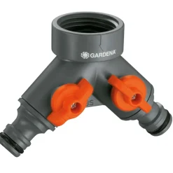 Rubinetto a 2 vie Gardena per filetti da 26,5 mm (G 3/4")